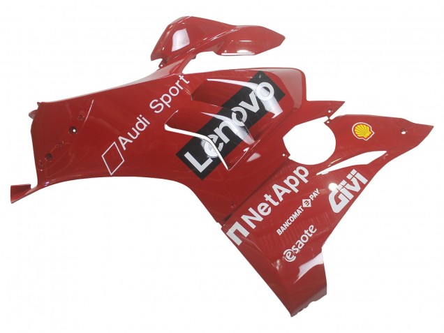 Carenado Moto Ducati Panigale V4 V4S 2020-2021 - Rojo Negro Brillante Lenovo 117