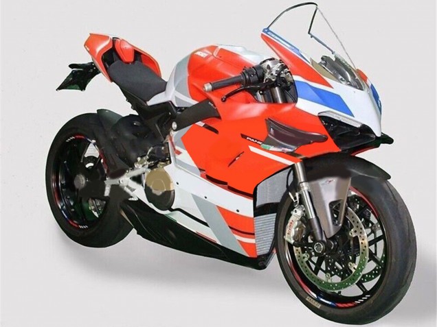 Carenados Moto Ducati Panigale V4 V4S 2020-2021 - Blanco Azul Rojo Negro Brillante