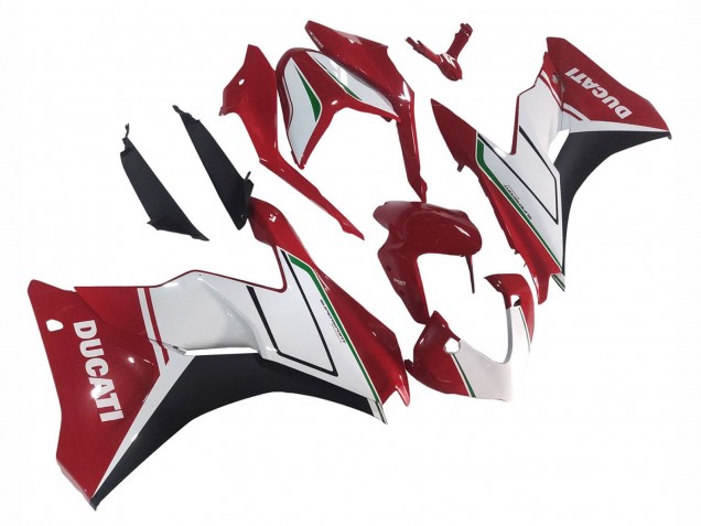 Carenados Moto Ducati Supersport 939/939S 2017-2022 - Blanco Rojo Negro Verde