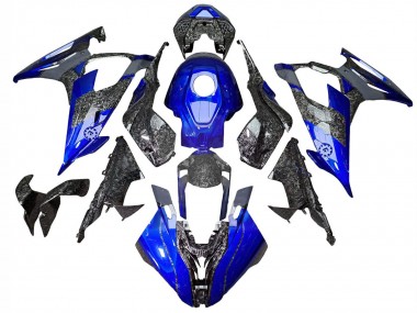 Carenados Moto BMW S1000RR 2019-2022 - Azul Falsificado FibraCarbono