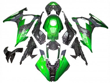 Carenados Moto BMW S1000RR 2019-2022 - Verde Falsificado FibraCarbono