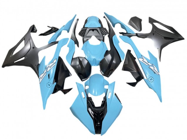 Carenados Moto BMW S1000RR 2019-2022 - Azul Negro Mate Blanco