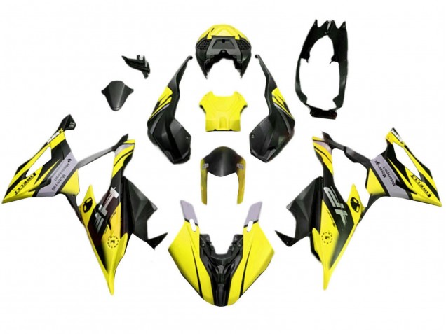 Carenados Moto BMW S1000RR 2019-2022 - Amarillo Mate Negro