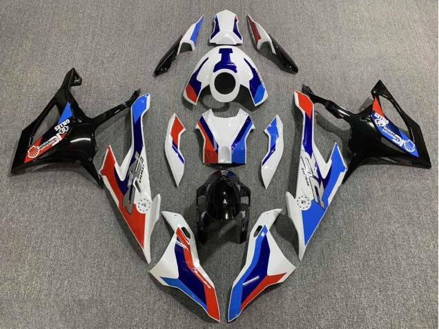 Carenado Moto BMW S1000RR 2019-2022 - Blanco Azul Rojo
