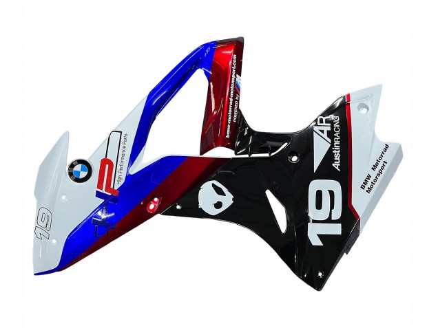 Carenados Moto BMW S1000RR 2017-2018 - Blanco Rojo Azul Negro