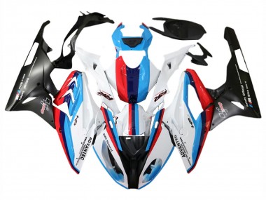 Carenado Moto BMW S1000RR 2015-2016 - Blanco Rojo Azul Negro Mate