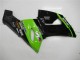 Carenados Moto Kawasaki ZX6R 2005-2006 - Verde Negro Brillante Elf