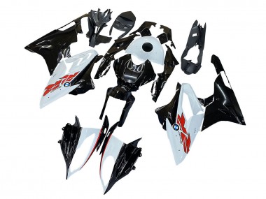 Carenados Moto BMW S1000RR 2015-2016 - Blanco Negro FibraCarbono