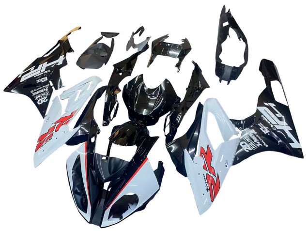 Carenados Moto BMW S1000RR 2015-2016 - Blanco Negro Brillante