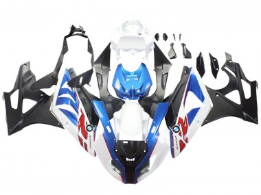 Carenados Moto BMW S1000RR 2009-2014 - Blanco Azul Negro Mate