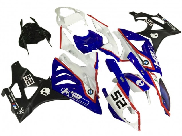 Carenados Moto BMW S1000RR 2009-2014 - Blanco Rojo Azul Negro HP