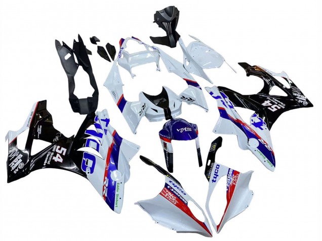 Carenados Moto BMW S1000RR 2009-2014 - Blanco Rojo Azul Negro Tyco