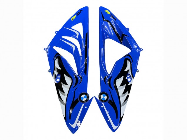 Carenados Moto BMW S1000RR 2009-2014 - Azul Amarillo Rojo Negro Tiburón VR 46