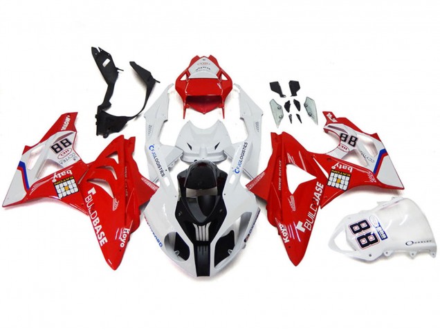 Carenados Moto BMW S1000RR 2009-2014 - Blanco Rojo