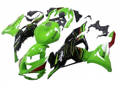 Carenados Moto Kawasaki ZX6R 2023-2025 - Verde Negro