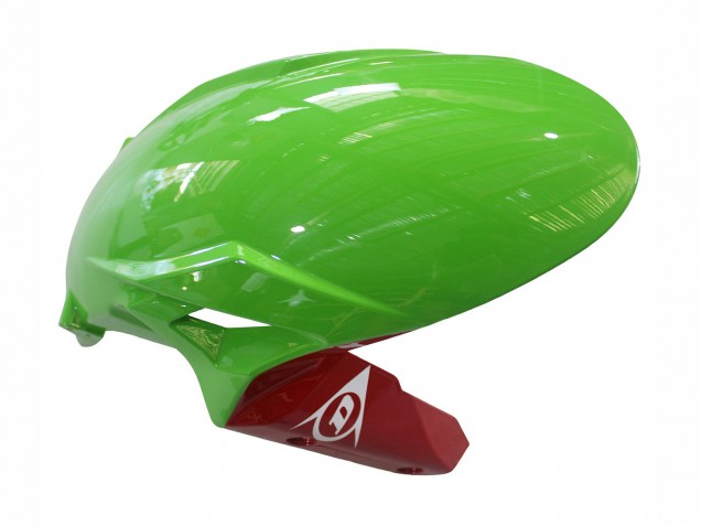 Carenados Moto Kawasaki ZX6R 2023-2025 - Verde Negro Rojo Amarillo Dunlop