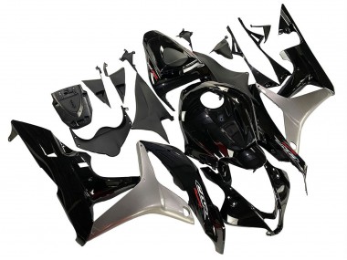Kits Carenado Moto Honda CBR600RR 2007-2008 - Plata Negro Brillante