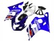 Kits Carenado Moto Suzuki GSXR 600 / GSXR 750 2004-2005 - Blanco Azul Negro Rojo