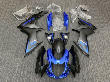 Kits Carenado Moto Suzuki GSXR 600 / GSXR 750 2011-2024 - Azul Negro Mate
