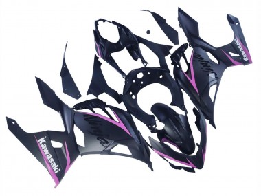 Carenados Moto Kawasaki Ninja 400 2018-2024 - Negro Mate Rosa