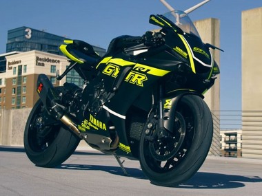 Carenados Moto Yamaha YZF 1000 R1 2020-2025 - Negro Brillante Fluorescent Amarillo