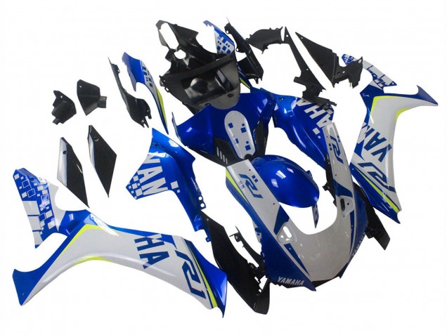 Carenados Moto Yamaha YZF 1000 R1 2020-2025 - Blanco Azul Neon Amarillo Negro Brillante