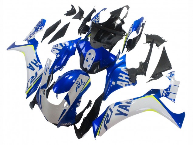 Carenados Moto Yamaha YZF 1000 R1 2020-2025 - Blanco Azul Neon Amarillo Negro Brillante
