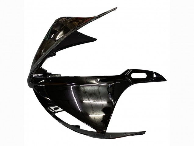 Carenados Moto Yamaha YZF R6S 2006-2009 - Negro Brillante Blanco Calcomanías