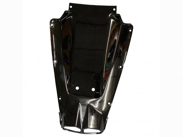 Carenados Moto Yamaha YZF R6S 2006-2009 - Negro Brillante Blanco Calcomanías