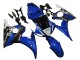 Carenados Moto Yamaha YZF R6S 2006-2009 - Azul Blanco Negro Brillante Yamalube
