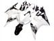 Carenados Moto Yamaha YZF R6S 2006-2009 - Blanco Negro Brillante