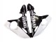 Carenados Moto Yamaha YZF R6S 2006-2009 - Blanco Negro Brillante