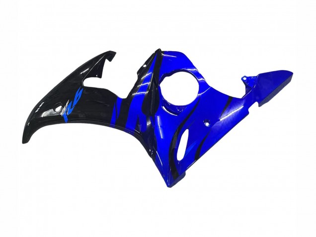 Carenado Moto Yamaha YZF R6 2003-2004 - Azul Negro Brillante