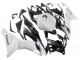Carenados Moto Kawasaki ZX6R 2019-2022 - Blanco Negro FibraCarbono