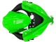 Carenados Moto Kawasaki EX300 2013-2024 - Verde Plata Negro