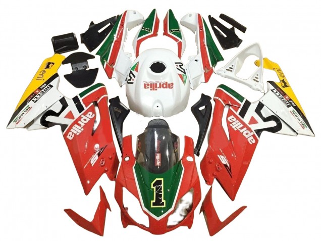 Carenados Moto Aprilia RS125 2006-2011 - Blanco Rojo Verde