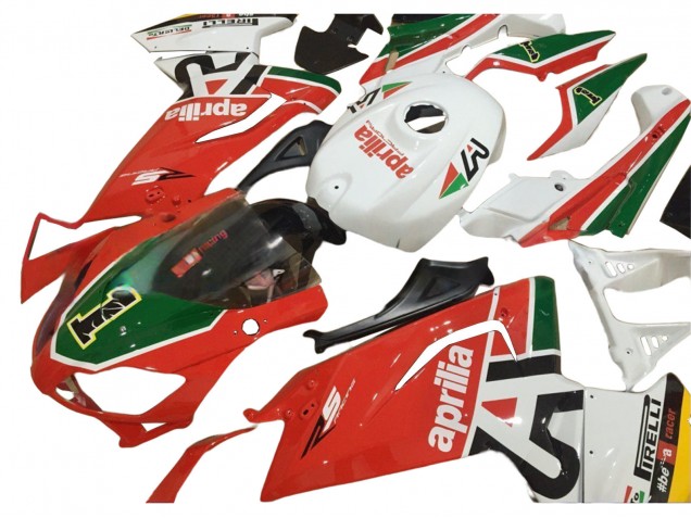 Carenados Moto Aprilia RS125 2006-2011 - Blanco Rojo Verde