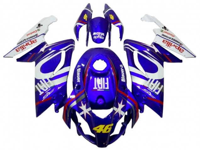 Carenados Moto Aprilia RS125 2006-2011 - Blanco Azul Fiat 46