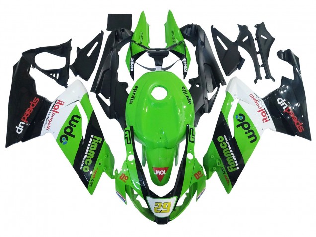 Carenado Moto Aprilia RS125 2006-2011 - Verde Blanco Negro