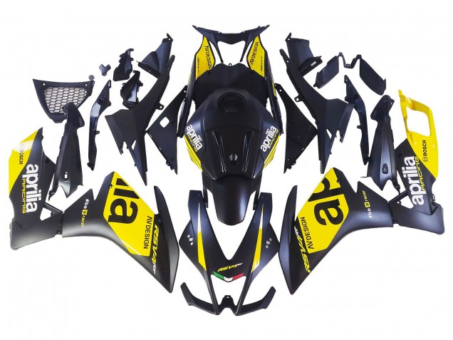Carenados Moto Aprilia RS4 50 125 2012-2018 - Amarillo Negro Mate