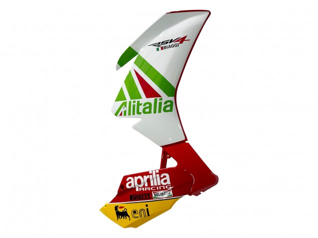 Carenado Moto Aprilia RS4 50 125 2012-2018 - Blanco Rojo Verde Amarillo Alitalia