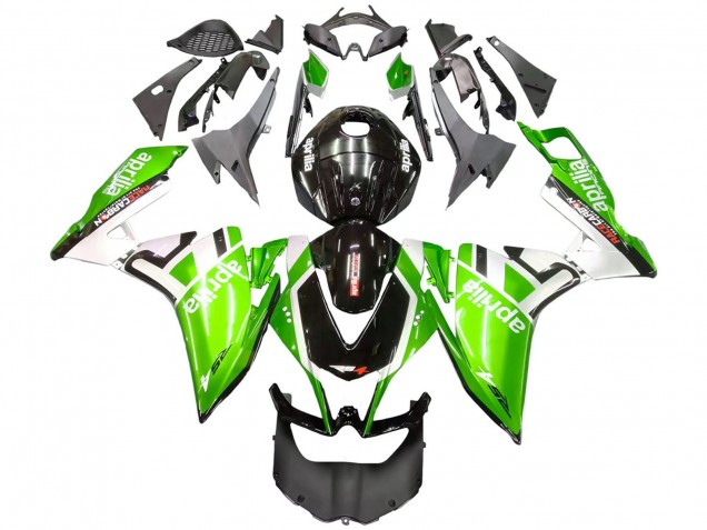 Carenados Moto Aprilia RS4 50 125 2012-2018 - Blanco Verde Negro Brillante