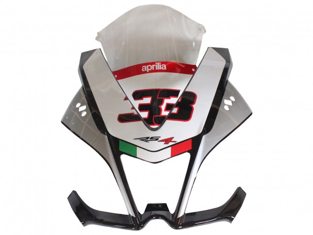 Carenados Moto Aprilia RS4 50 125 2012-2018 - Plata Rojo Negro Brillante