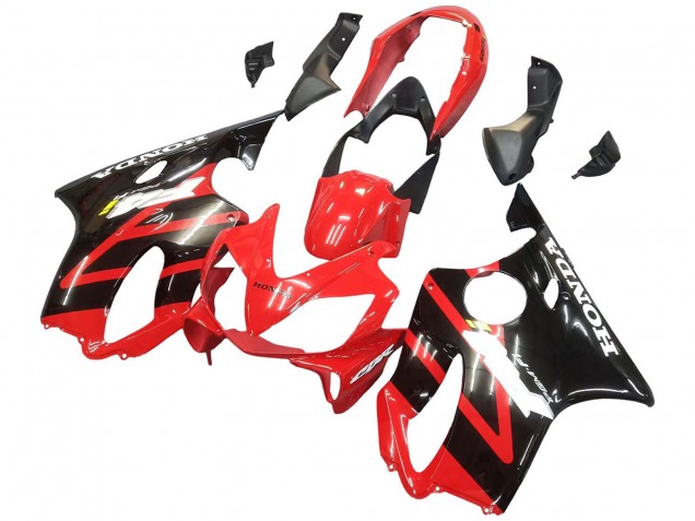 Carenado Moto Honda CBR600 F4i 2004-2007 - Rojo Negro Brillante