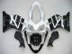 Carenado Moto Honda CBR600 F4i 2004-2007 - Blanco Negro Brillante