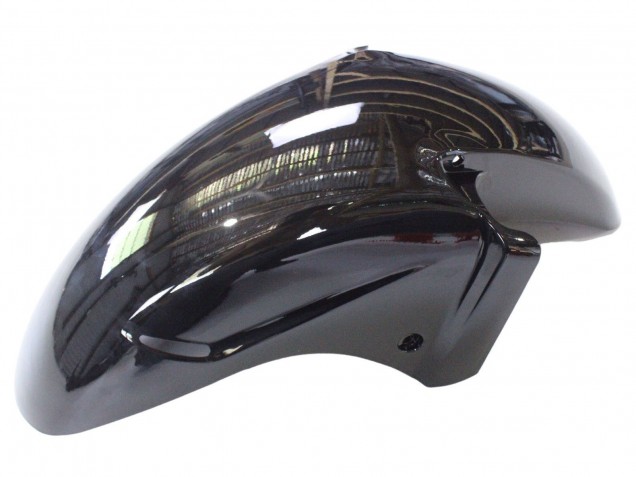 Carenado Moto Honda CBR1100XX Blackbird 1996-2007 - Negro Brillante Verde Llama
