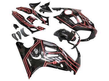 Kits Carenado Moto Honda CBR600 F3 1997-1998 - Rojo Negro Brillante