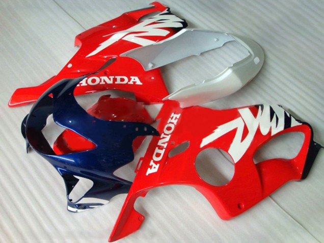 Carenados Moto Honda CBR600 F4 1999-2000 - Blanco Rojo Azul Oscuro