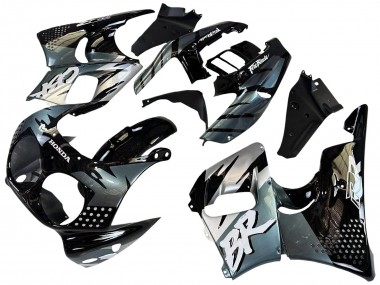 Carenados Moto Honda CBR900RR 893 1992-1993 - Plata Negro Brillante