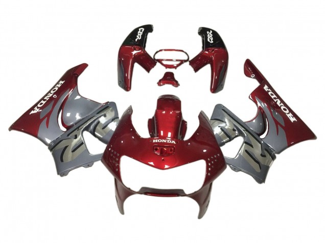 Carenados Moto Honda CBR900RR 919 1998-1999 - Rojo Oscuro Gris